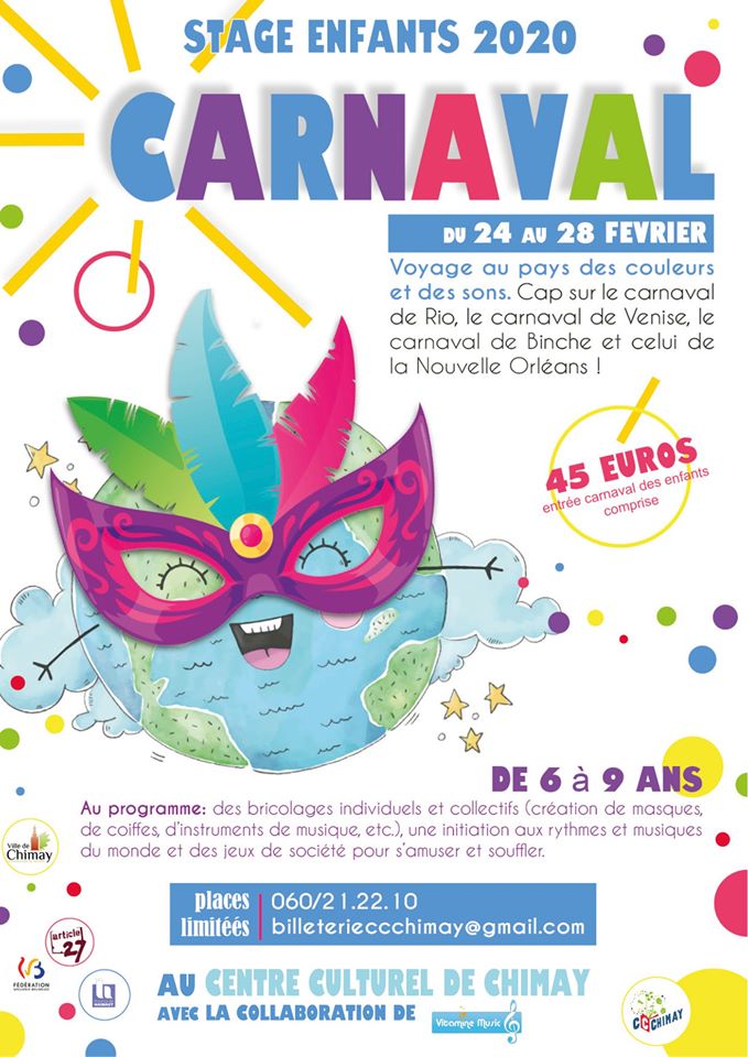 Stage de Carnaval à Chimay!
